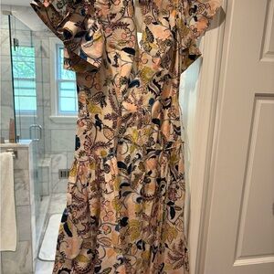 Ulla Johnson Ruffle Sleeve Dress